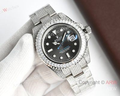 High Quality Replica OMEGA Seamaster Cowhide Brown 316 stainless steel Strap Rose Face Dial Black Ceramic Bezel Fashion Watch 43mm